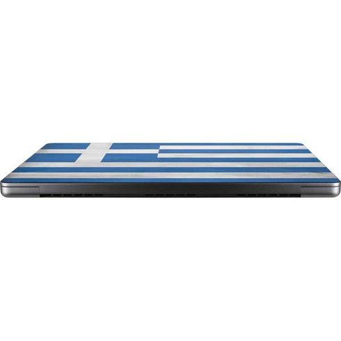 Greece Flag Distressed Apple MacBook Pro 14-inch Skin